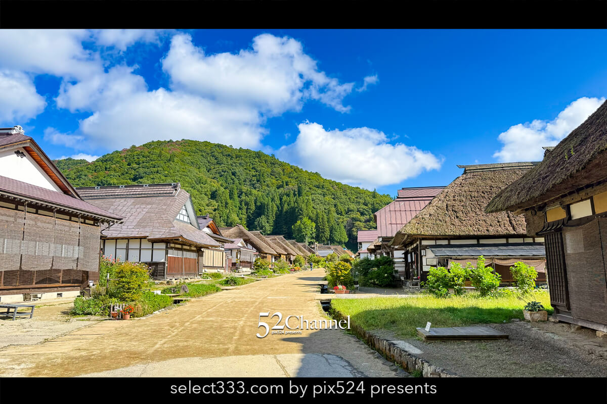 大内宿：江戸時代の面影が残る茅葺き屋根の民家の見どころと撮影！観光・撮影スポット