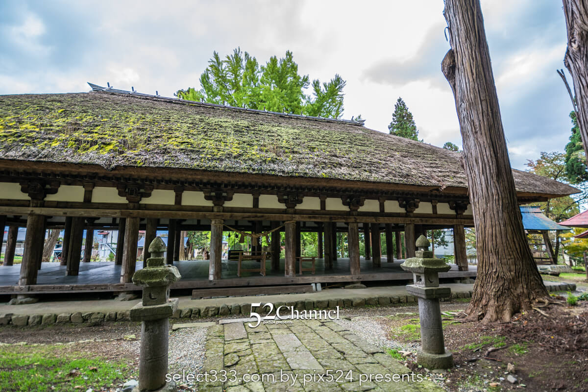 会津新宮熊野神社:重要文化財の長床と大イチョウの観光と撮影!会津エリア撮影スポット