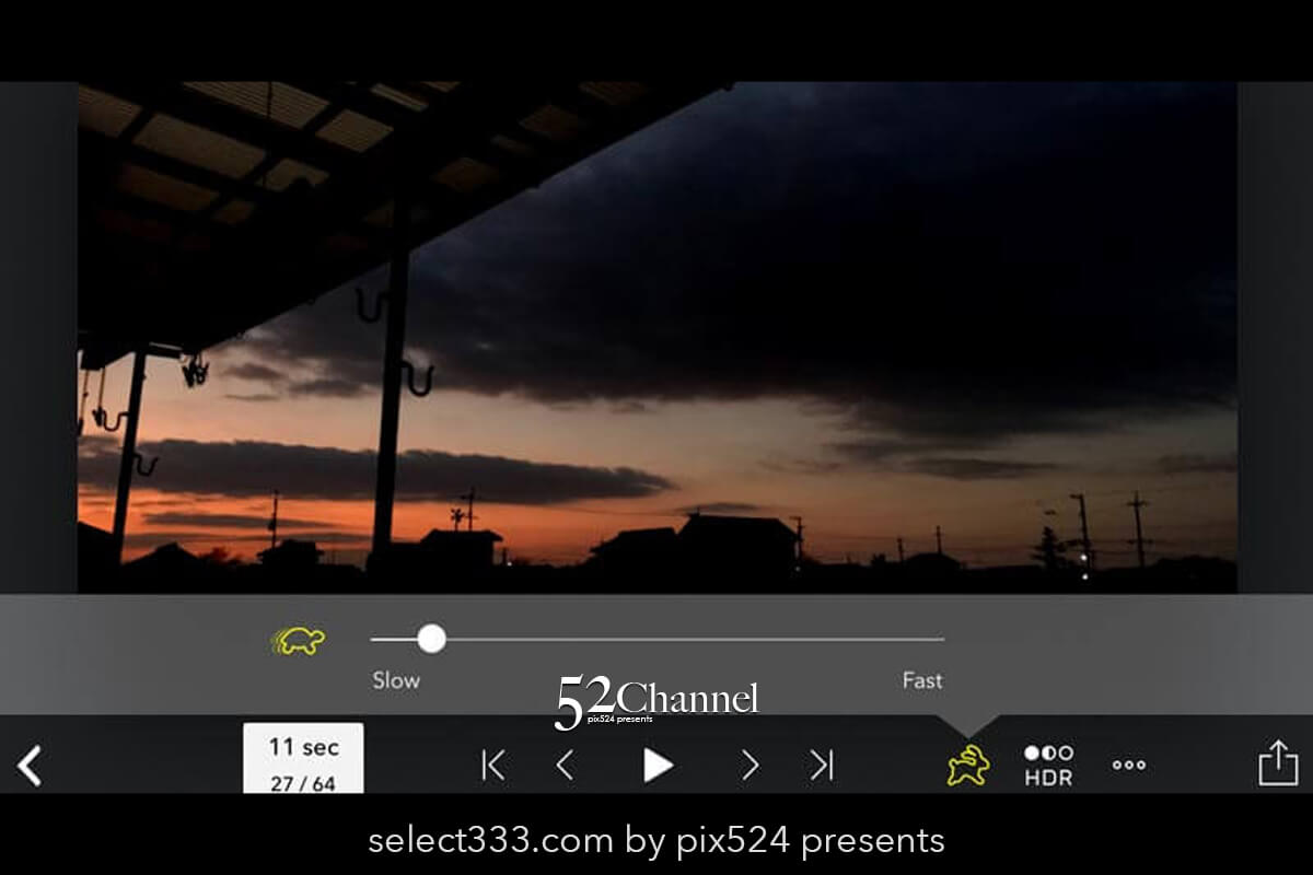 Skyflow：インターバル撮影とタイムラプス動画作成秀逸アプリ！間隔設定が自由に！