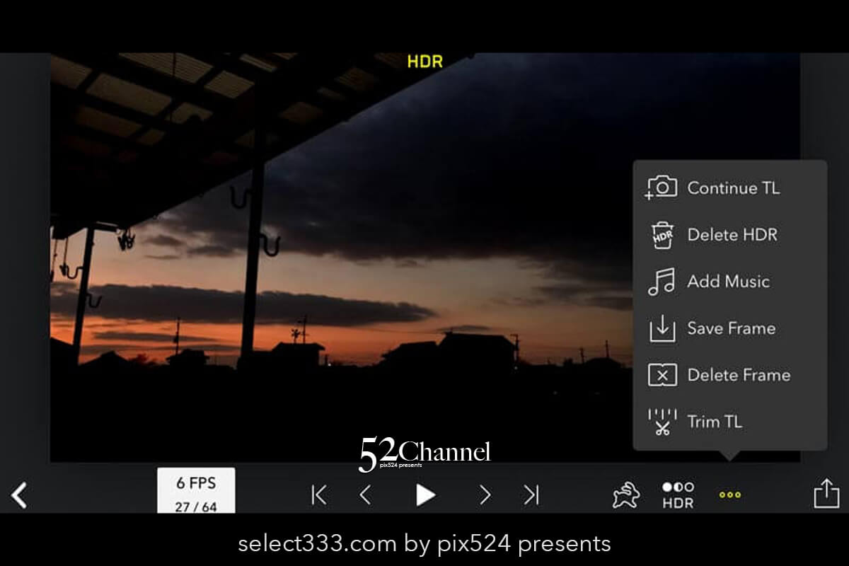 Skyflow：インターバル撮影とタイムラプス動画作成秀逸アプリ！間隔設定が自由に！
