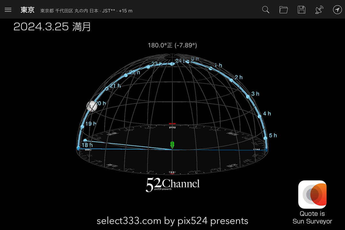 2024年3月の月齢・月の出・月の入の方角と時間!撮影できる月は?月齢カレンダー