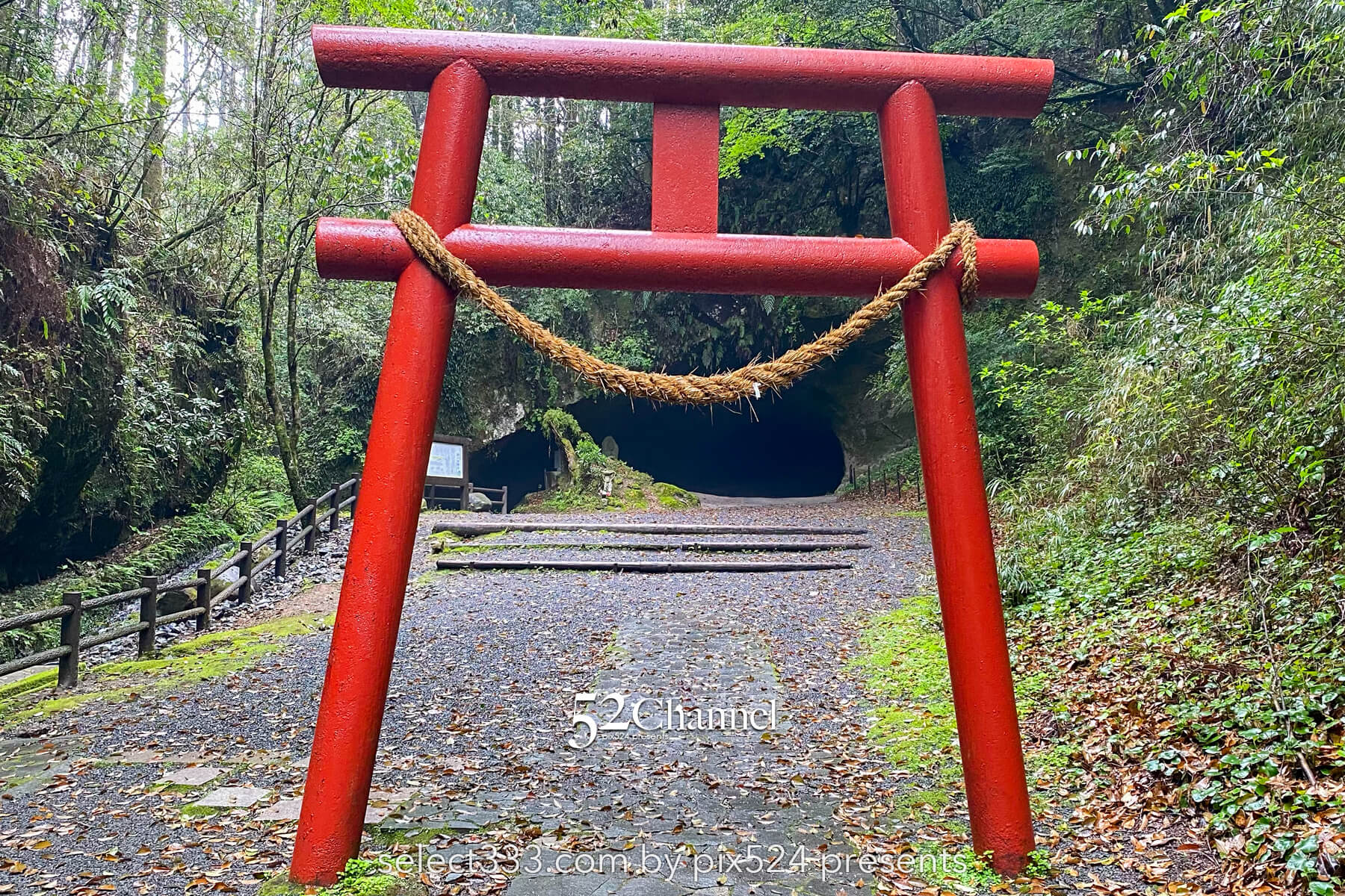 溝ノ口洞穴:象徴的な鳥居と光の差し込む神秘的な絶景スポット!観光と撮影ポイント