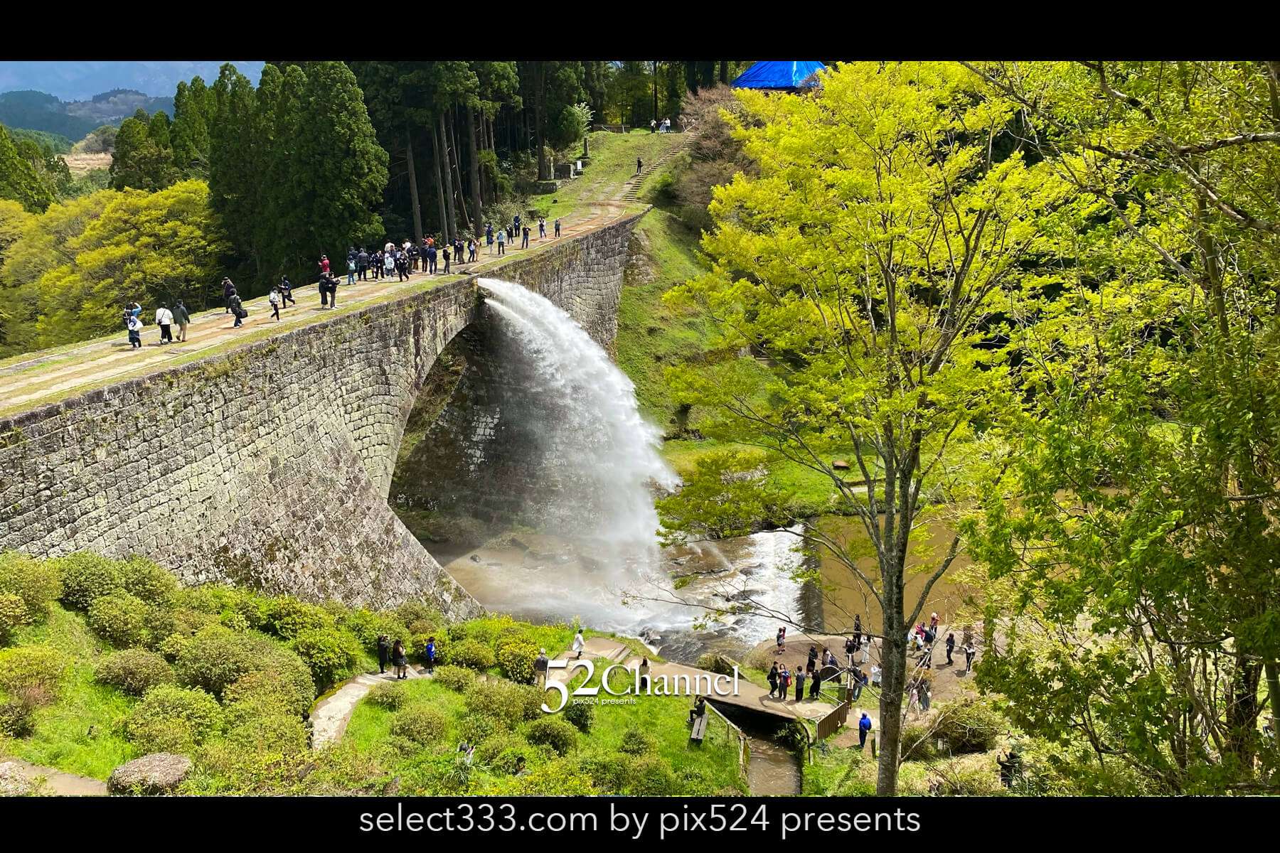 通潤橋：絶景の放水シーン見どころと魅力・撮影ポイント！放水時間・混雑状況と観光ガイド