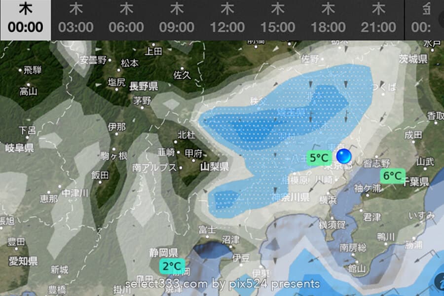 WeatherMap+で雲の様子を事前に状況確認！星空撮影で気になる雲！雲の動きを知る！