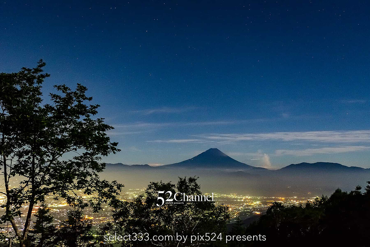 甘利山から見える富士山と雲海!夜景と星空の絶景富士山撮影地!眼下に広がる美しい夜景:writing and Photo by pix524:Masaya Konishi (小西雅哉)写真を楽しむブログ 主宰