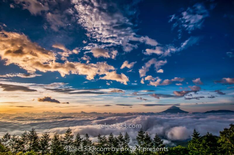 甘利山から見る風景！富士山と雲海・夜景の絶景ビューポイント！山梨県の絶景地