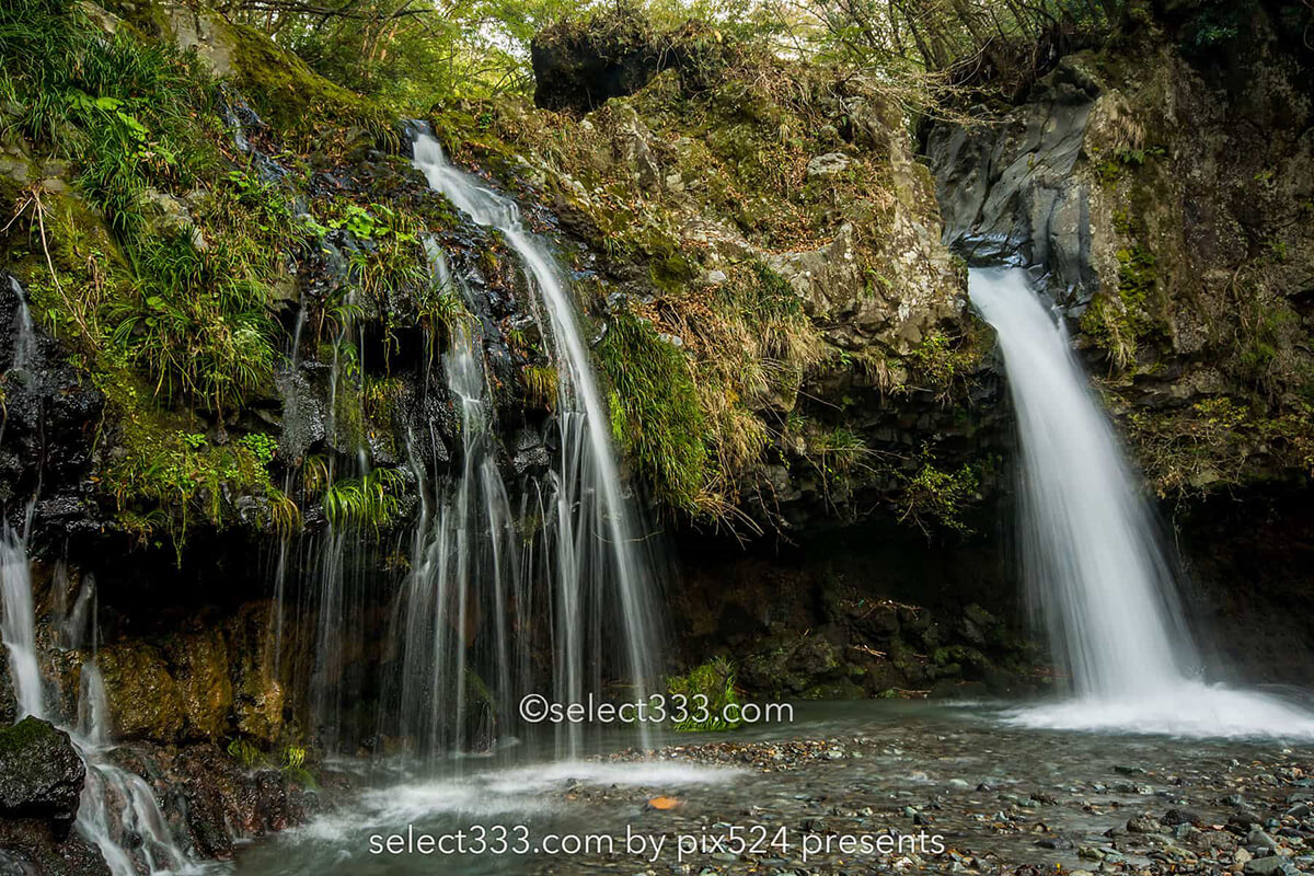 陣馬の滝！富士山の麓にある滝のひとつ朝霧高原の小さな名瀑布！隠れた滝の撮影地