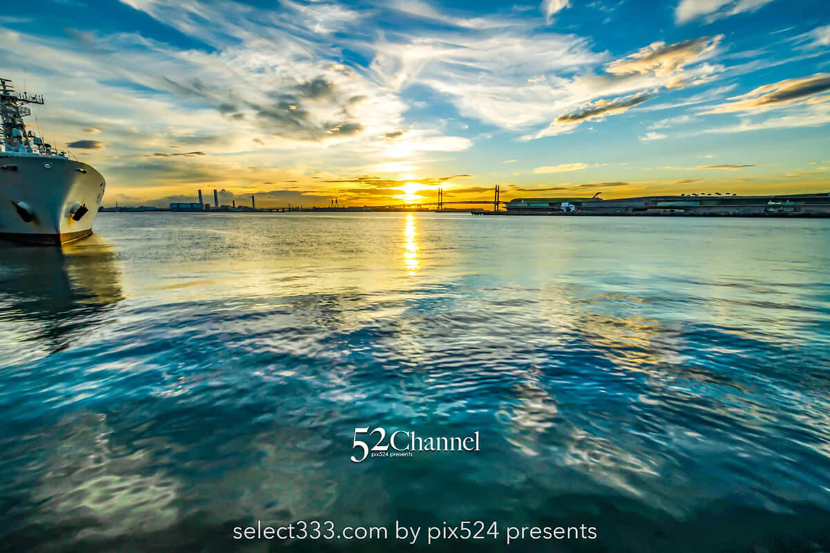 横浜港の朝日撮影！海の薄明から日の出まで美しい横浜の湾岸風景！朝の横浜絶景スポット：writing and Photo by pix524:Masaya Konishi （小西雅哉）写真を楽しむブログ 主宰