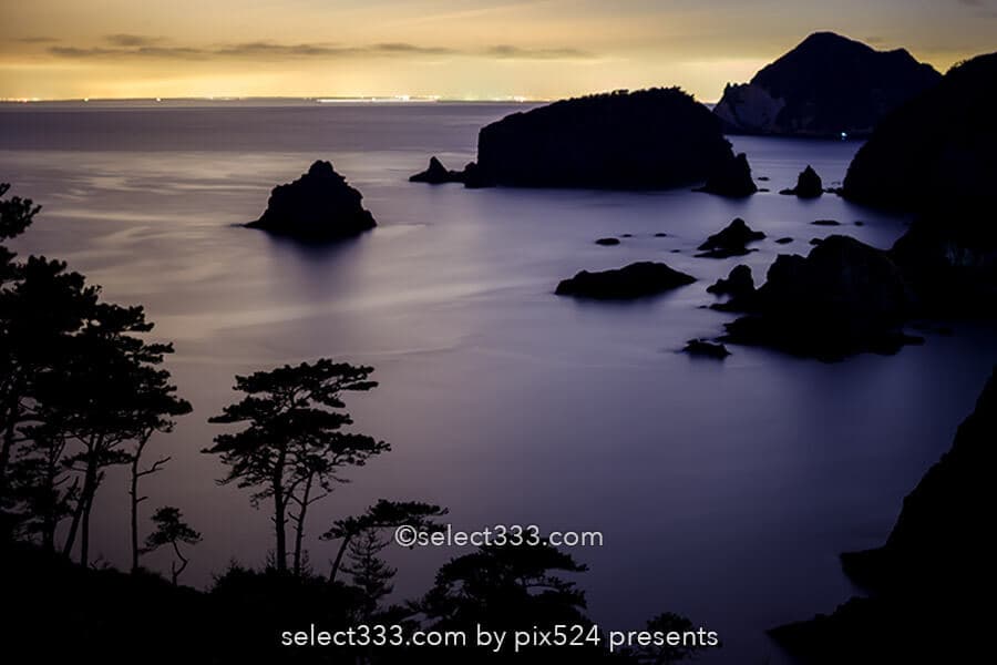 あいあい岬の夕日と星空！伊豆半島南端の夕日と天の川撮影地！岩礁も魅力的な景勝地