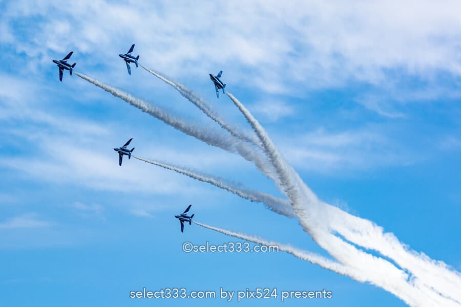 ブルーインパルスの撮影！入間基地航空祭やイベントでの飛行！ブルーインパルス展示撮影