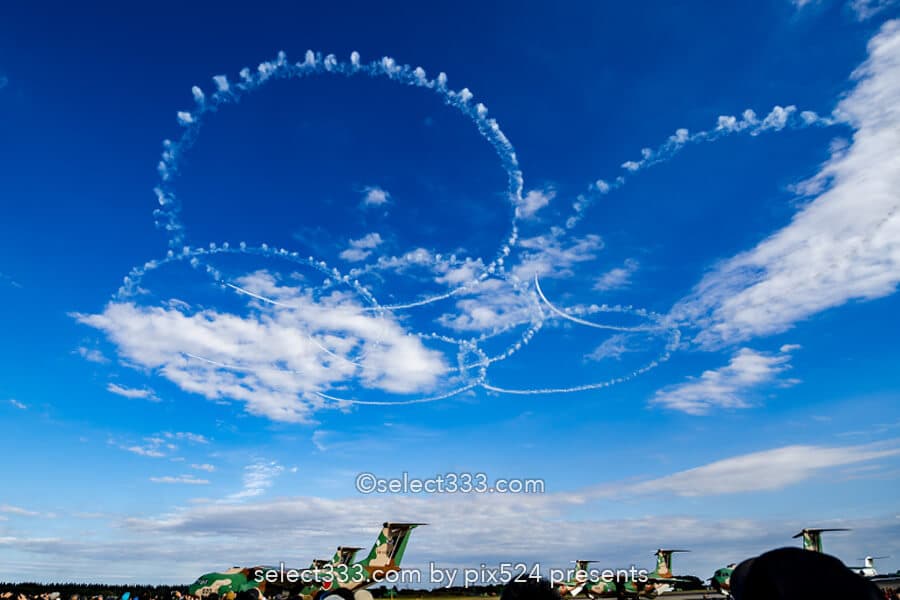 ブルーインパルスの撮影！入間基地航空祭やイベントでの飛行！ブルーインパルス展示撮影