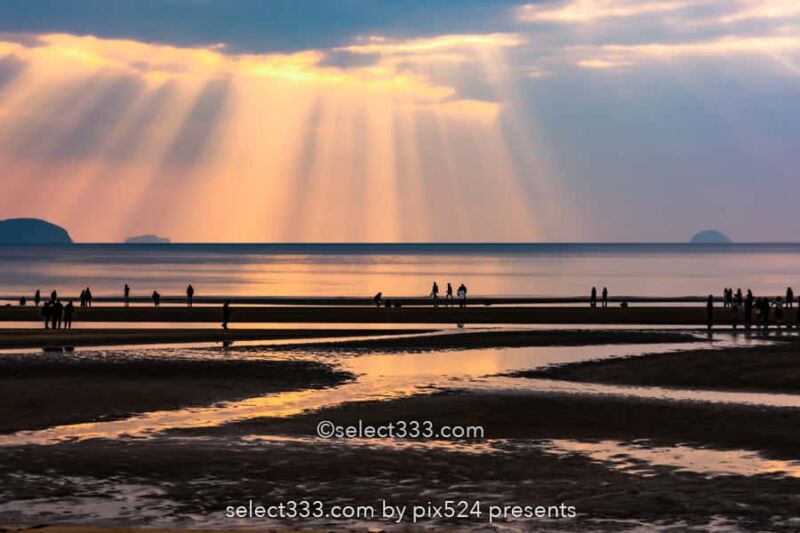 父母ヶ浜のリフレクション撮影！干潮のチェック方法とアクセス！瀬戸内海のウユニ塩湖