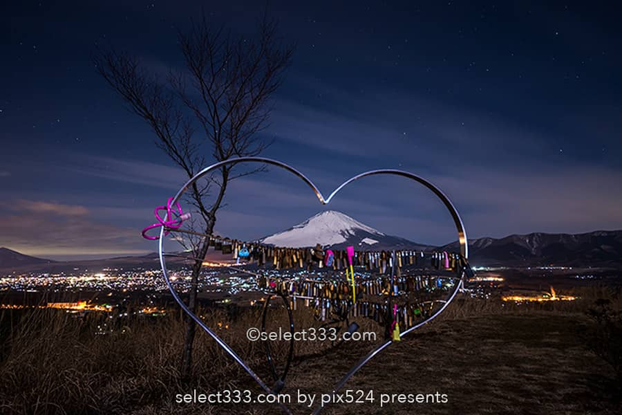 誓いの丘公園と誓いの鐘！富士山と夕焼け・夜景の絶景撮影地！金太郎ふじみライン