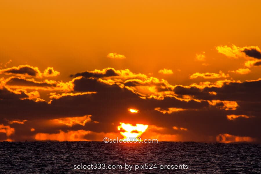 だるま朝日・だるま夕日の撮影!水平線の太陽の蜃気楼いつ見える?関東近郊の撮影地
