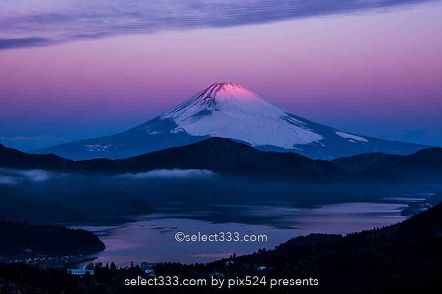 箱根から朝夕の富士山!朝焼け夕焼けに染まる富士山の絶景撮影地!大観山・芦ノ湖・乙女道路
