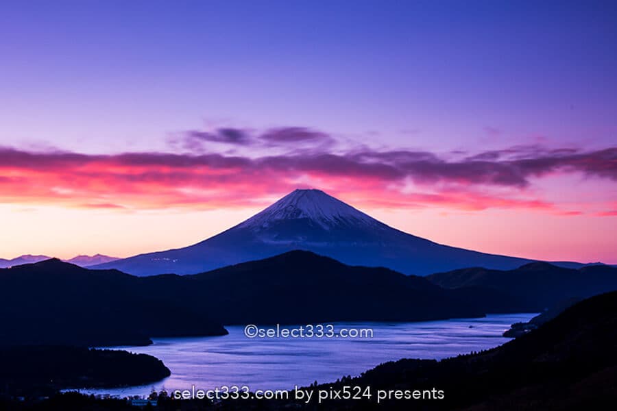 箱根から朝夕の富士山!朝焼け夕焼けに染まる富士山の絶景撮影地!大観山・芦ノ湖・乙女道路