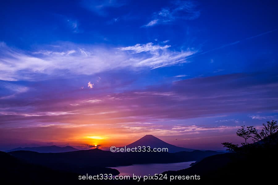 箱根から朝夕の富士山!朝焼け夕焼けに染まる富士山の絶景撮影地!大観山・芦ノ湖・乙女道路