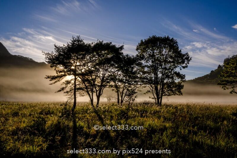 榛名山・榛名湖の日の出!湖面に映る榛名富士の薄明と朝焼け!群馬県の絶景地