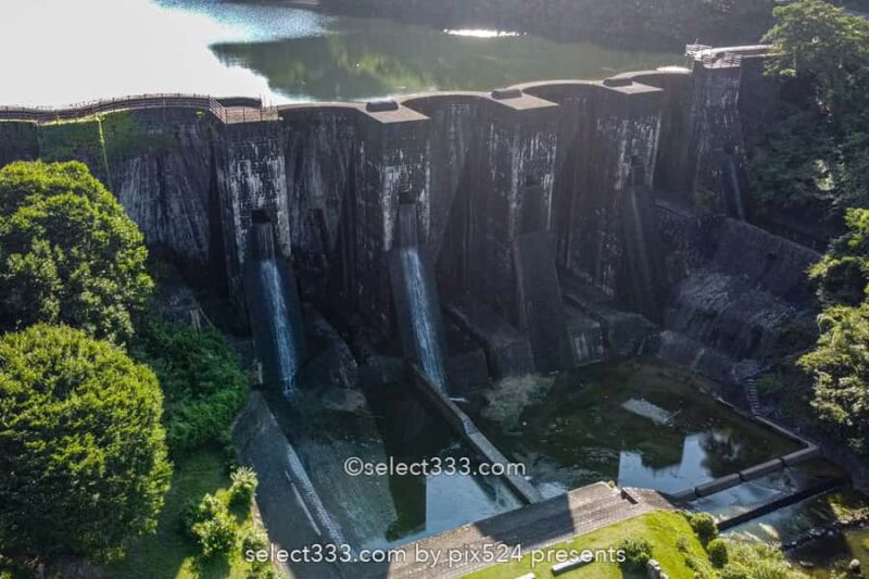 豊稔池堰堤の撮影!香川県のノスタルジアスポット豊稔池ダム風景!観音寺市の撮影地