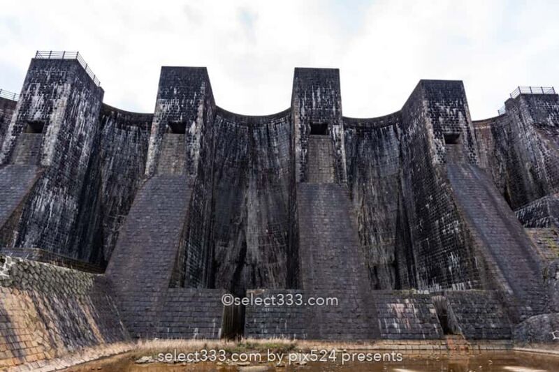豊稔池堰堤の撮影!香川県のノスタルジアスポット豊稔池ダム風景!観音寺市の撮影地