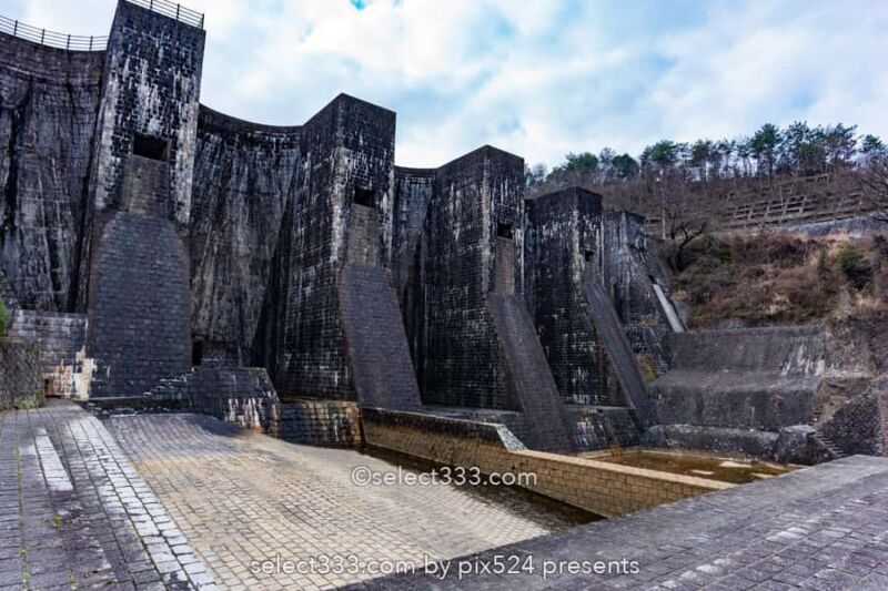豊稔池堰堤の撮影!香川県のノスタルジアスポット豊稔池ダム風景!観音寺市の撮影地