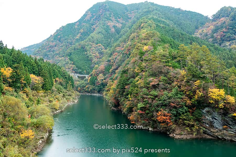 法皇湖と富郷ダムの紅葉撮影!四国中央市秋のドライブスポット!愛媛県の紅葉撮影地