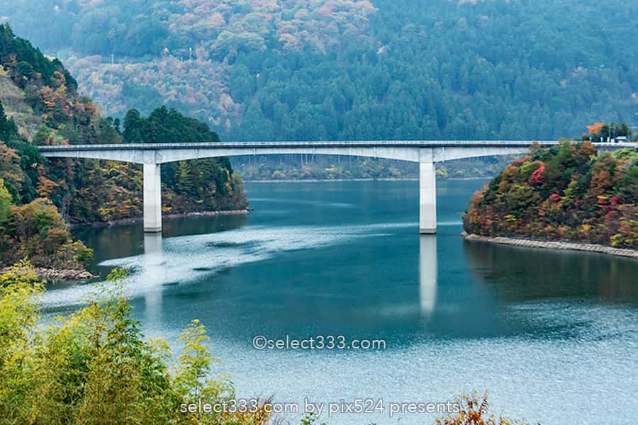 法皇湖と富郷ダムの紅葉撮影!四国中央市秋のドライブスポット!愛媛県の紅葉撮影地