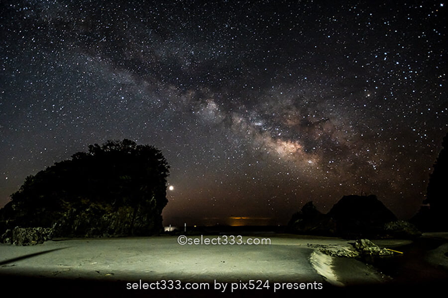 伊豆半島下田大浜の日の出・天の川撮影アクセスと撮影攻略！夏よりも冬がおススメの撮影地