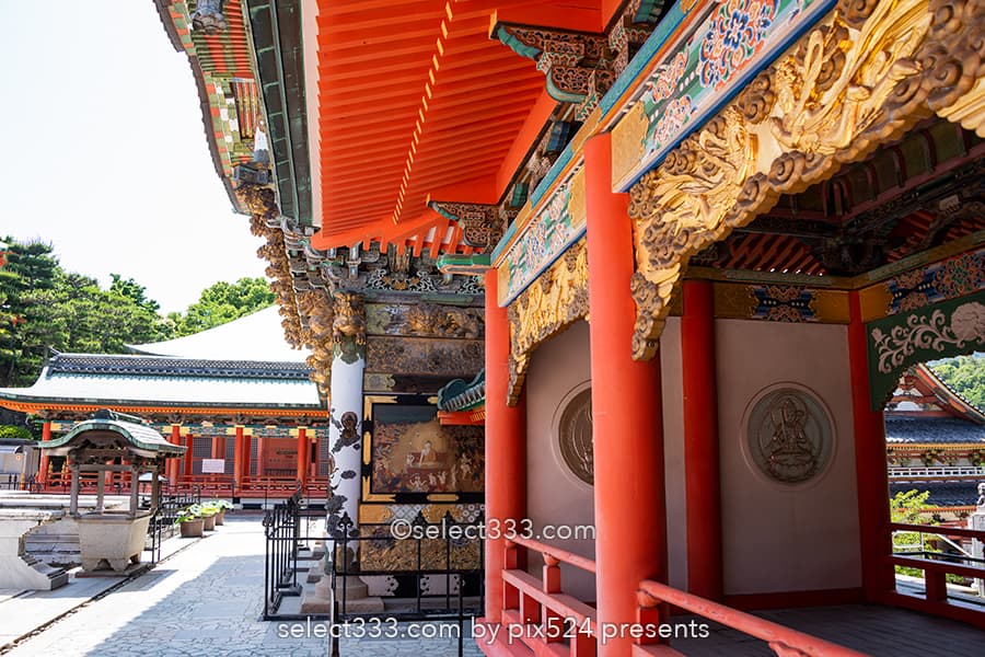 潮聲山耕三寺(耕三寺博物館):国内の著名建造物を体感できる寺!生口島にある寺の風景