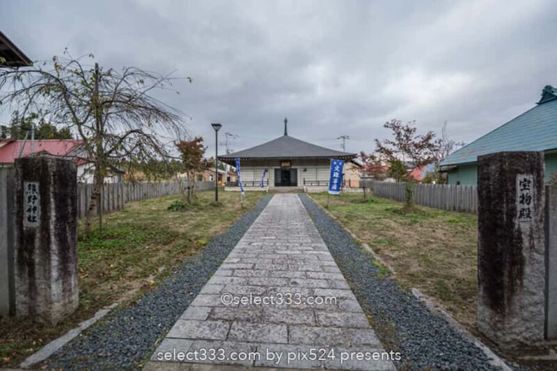 新宮熊野神社の長床と大イチョウ！黄葉が見事な喜多方の名勝！熊野三山を祀る神社