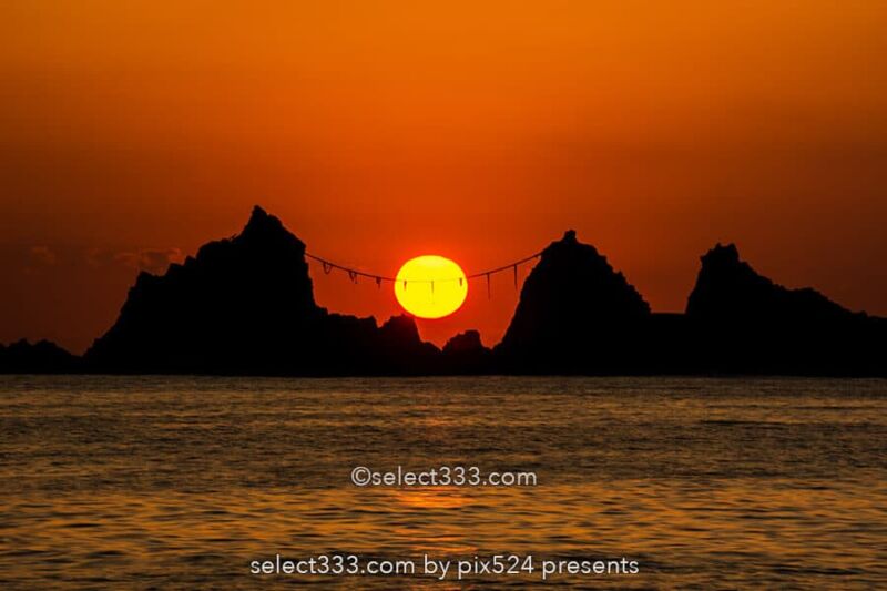 真鶴半島の三ツ石!1年に2度見られる絶景の三ツ石からの日の出!初日の出撮影地!