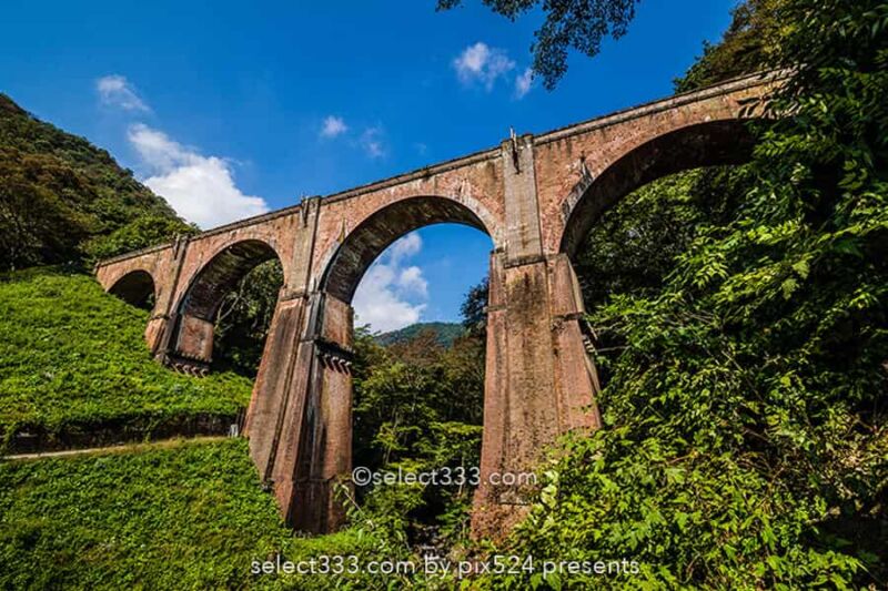 めがね橋（碓氷第三橋梁）の風景！碓氷峠のノスタルジアな撮影地！アプト道をハイキング