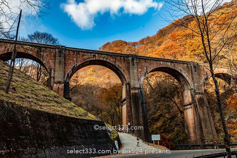 めがね橋（碓氷第三橋梁）の風景！碓氷峠のノスタルジアな撮影地！アプト道をハイキング