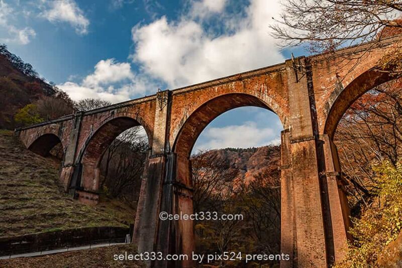 めがね橋（碓氷第三橋梁）の風景！碓氷峠のノスタルジアな撮影地！アプト道をハイキング