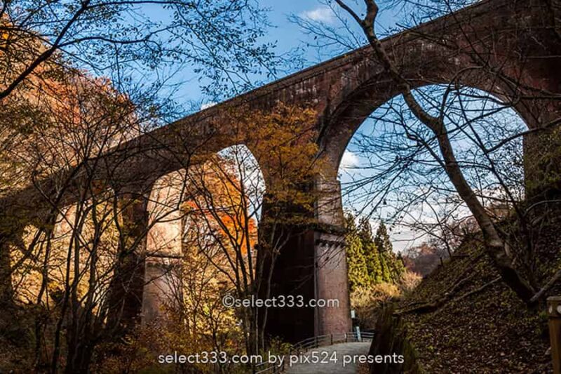 めがね橋（碓氷第三橋梁）の風景！碓氷峠のノスタルジアな撮影地！アプト道をハイキング