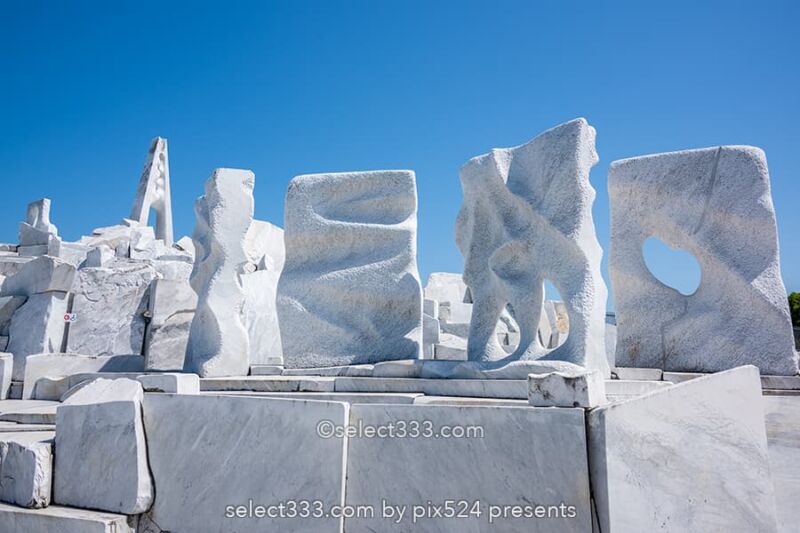 未来心の丘：地中海の雰囲気が味わえる広大な大理石の丘の景色！しまなみ海道の観光地