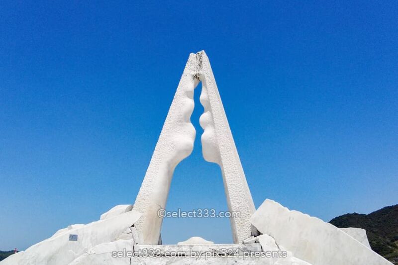 未来心の丘：地中海の雰囲気が味わえる広大な大理石の丘の景色！しまなみ海道の観光地