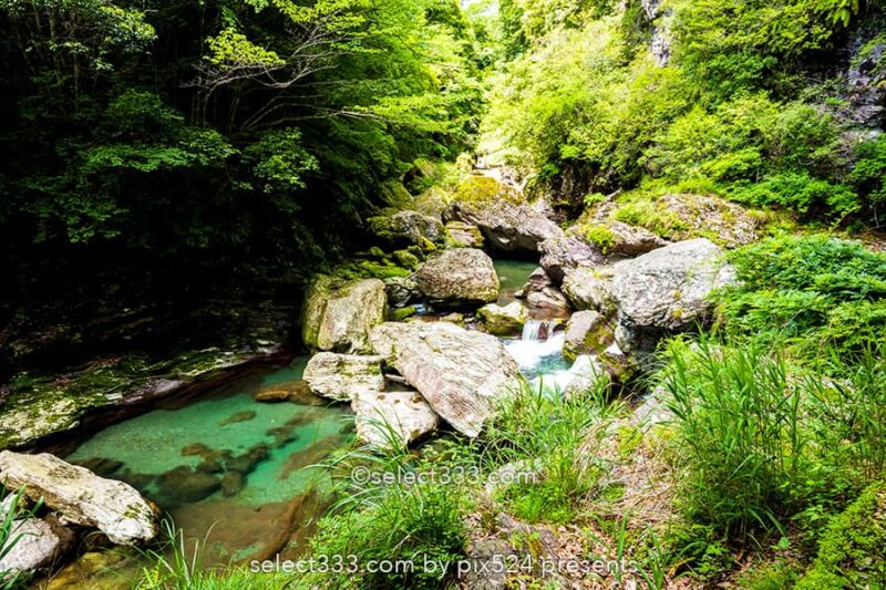 中津渓谷・雨竜の滝：仁淀川町で見られる美しい渓谷と滝の風景！高知県の景勝地