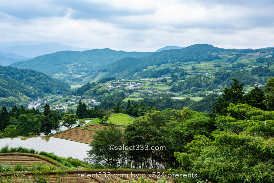 【なんてん展望台】土佐町の美しい棚田は里山の原風景が残る地！棚田をドローン撮影