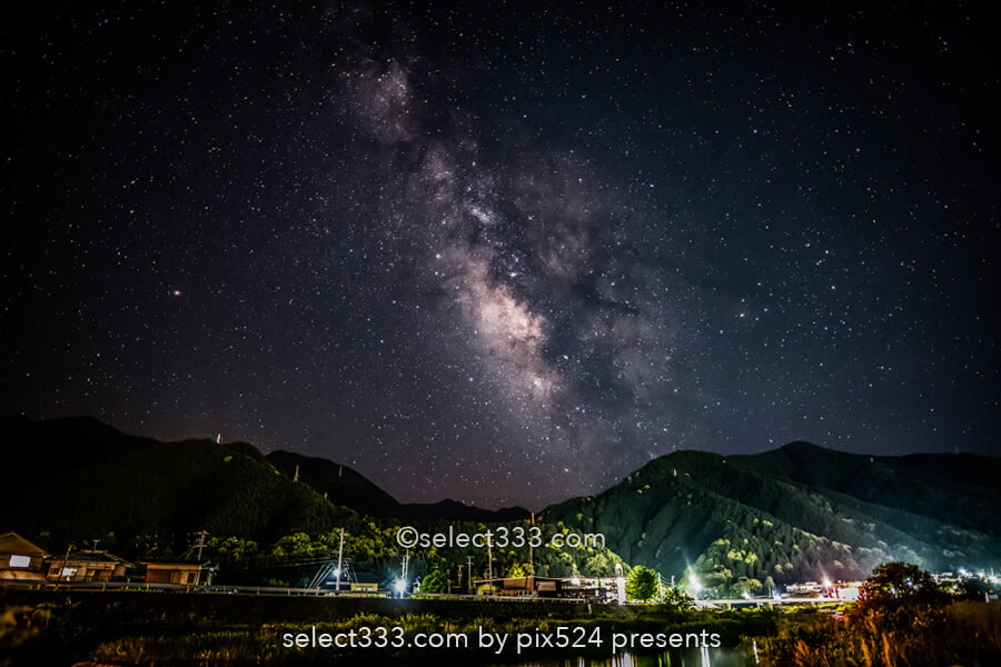 愛媛県新居浜市内から撮る天の川！天の川撮影をタイムラプスに！四国地方の天の川撮影