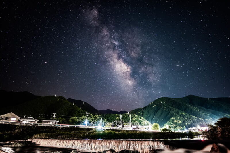 愛媛県新居浜市内から撮る天の川！天の川撮影をタイムラプスに！四国地方の天の川撮影