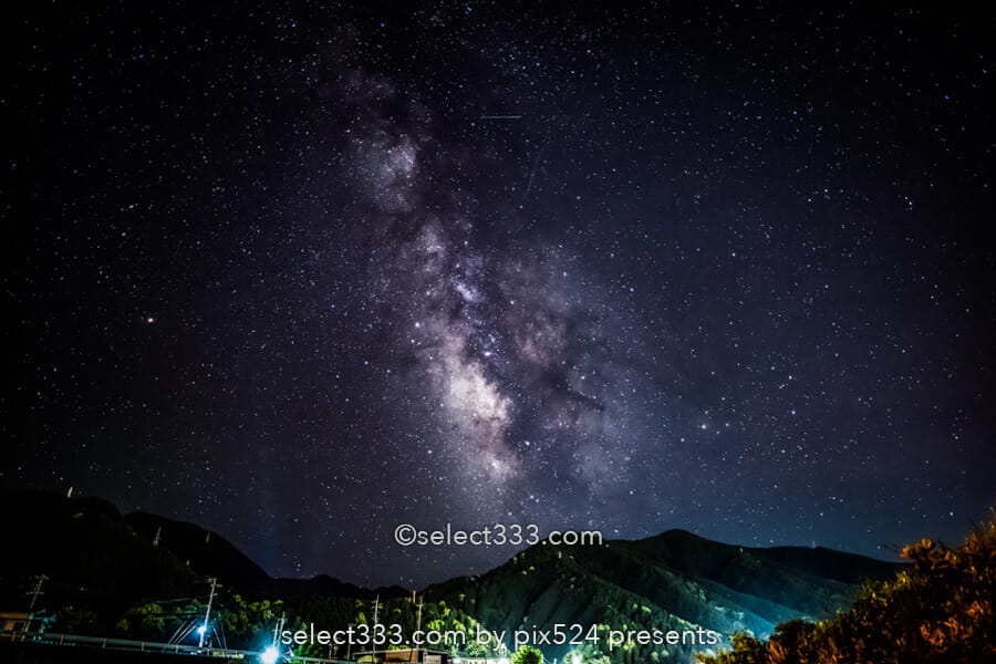 愛媛県新居浜市内から撮る天の川！天の川撮影をタイムラプスに！四国地方の天の川撮影