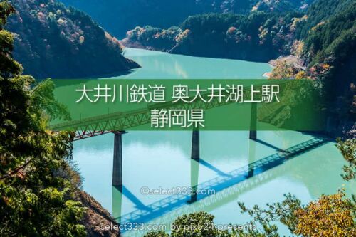 奥大井湖上駅とレインボーブリッジの撮影！大井川鐵道井川線！映える湖上の鉄橋と列車