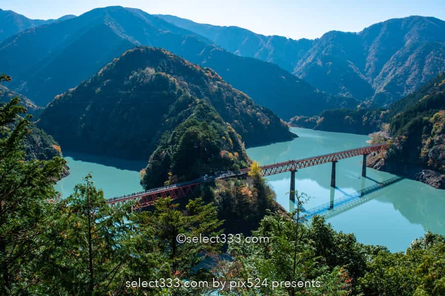 奥大井湖上駅とレインボーブリッジの撮影!大井川鐵道井川線!映える湖上の鉄橋と列車