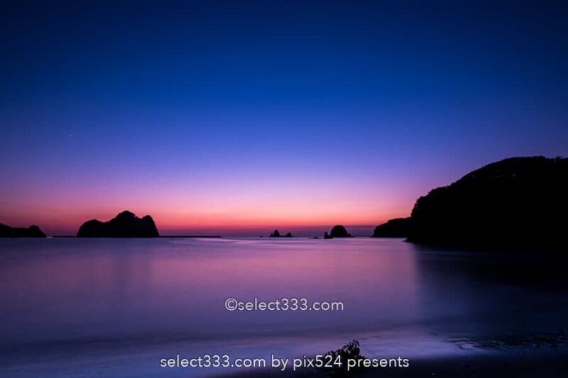 大田子海岸の夕日！1年に2度見られる西伊豆の海に沈む夕日と絶景！男島・女島・イズら