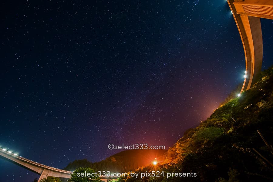 雷電廿六木橋と星空の撮影！秩父の山奥のループ橋と滝沢ダム！埼玉県の星空撮影地