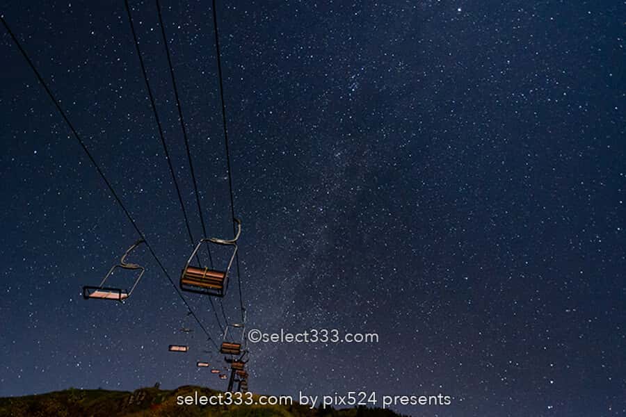 白根火山ロープウェイ山麓駅で星空撮影！満天の星の殺生河原！通行規制時の観測地