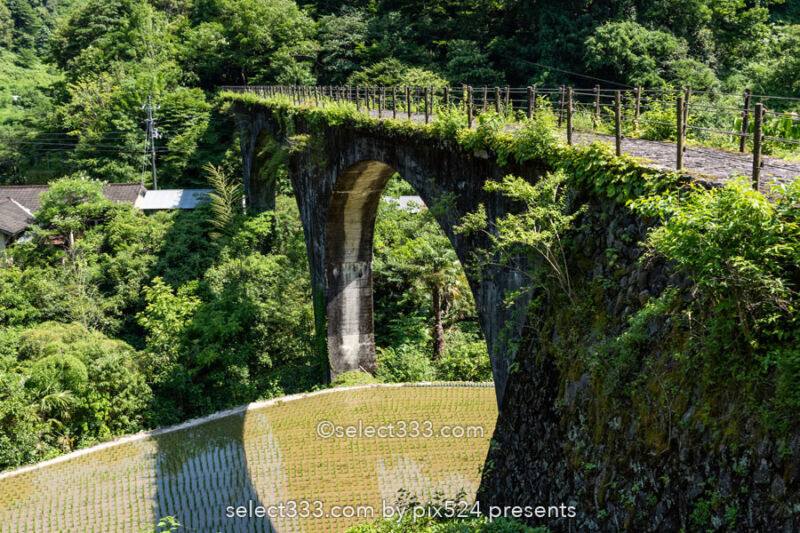 下津井めがね橋（佐川橋）森林軌道の橋はノスタルジアを誘う風景！高知県のレトロな架橋