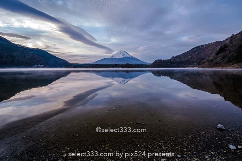 精進湖と逆さ富士の撮影!朝焼けと夜・車と富士山が撮れる景勝地!リフレクション撮影