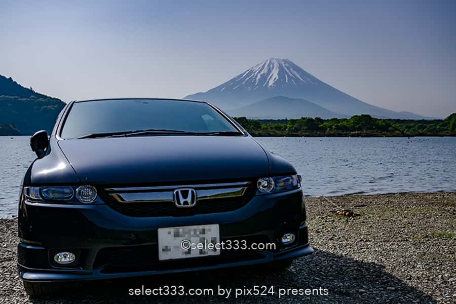 精進湖と逆さ富士の撮影！朝焼けと夜・車と富士山が撮れる景勝地！リフレクション撮影